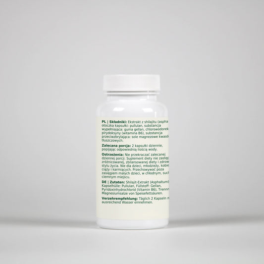 Dobry Rytm Shilajit + Witamina B6 - 60 kapsułek
