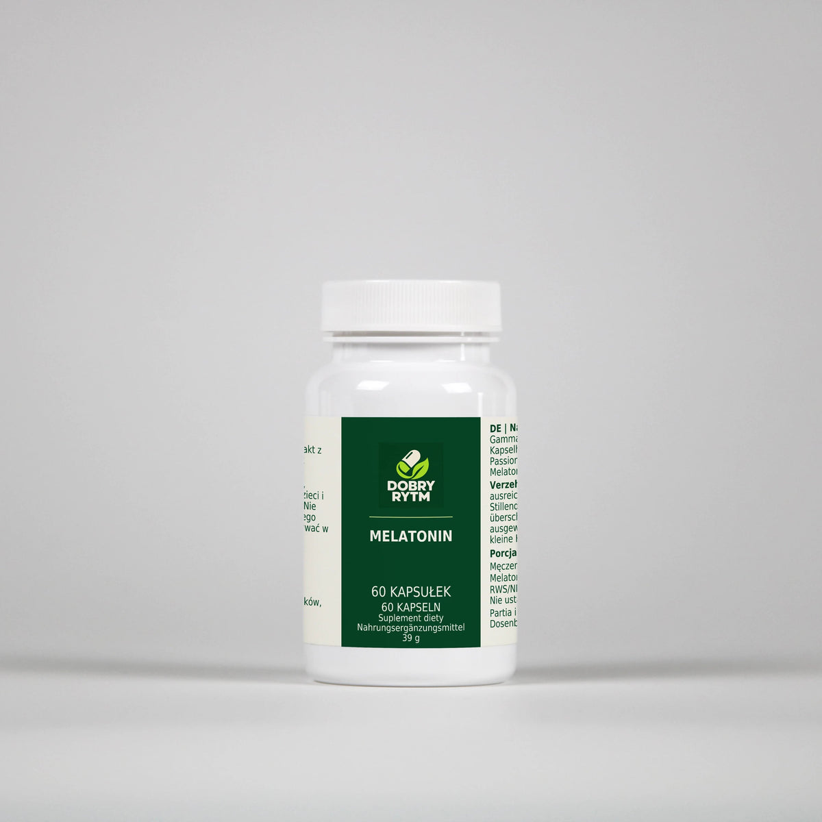 Dobry Rytm Melatonina 0,8 mg + GABA i ekstrakty roślinne - 60 kapsułek