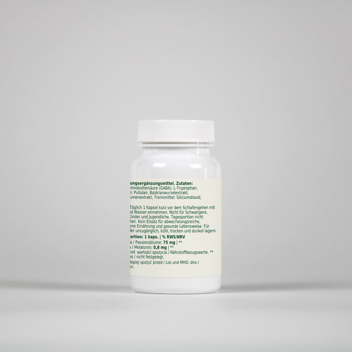 Dobry Rytm Melatonina 0,8 mg + GABA i ekstrakty roślinne - 60 kapsułek
