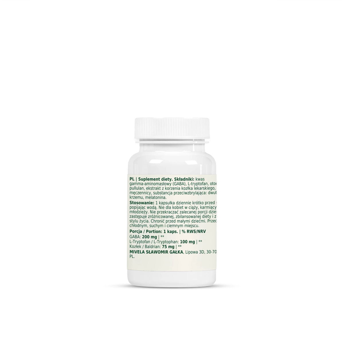 Dobry Rytm Melatonina 0,8 mg + GABA i ekstrakty roślinne - 60 kapsułek