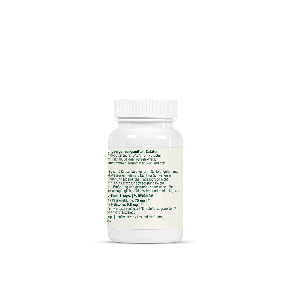 Dobry Rytm Melatonina 0,8 mg + GABA i ekstrakty roślinne - 60 kapsułek