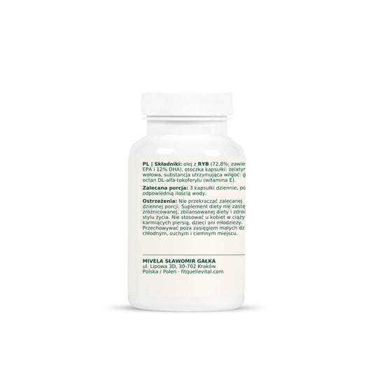 Dobry Rytm Omega-3 + Witamina E – 90 kapsułek