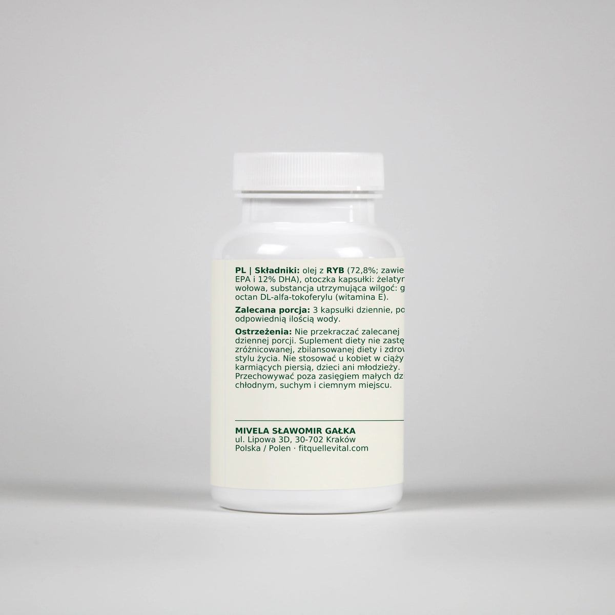 Dobry Rytm Omega-3 + Witamina E – 90 kapsułek