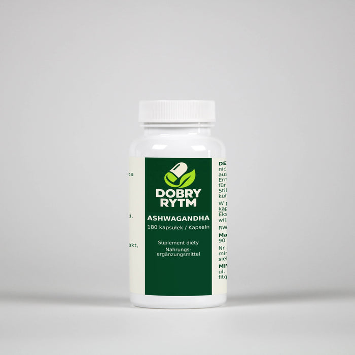 Dobry Rytm Ashwagandha 600 mg - 180 kapsułek