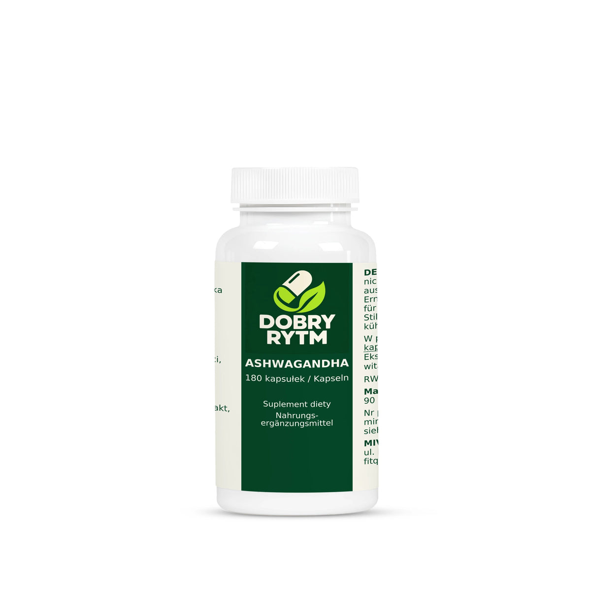 Dobry Rytm Ashwagandha 600 mg - 180 kapsułek