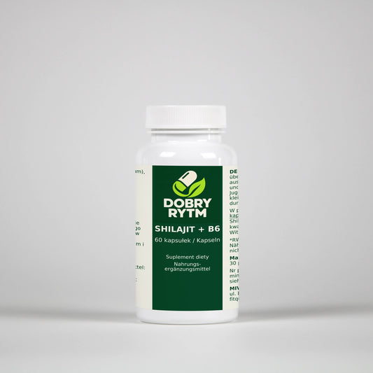 Dobry Rytm Shilajit + Witamina B6 - 60 kapsułek