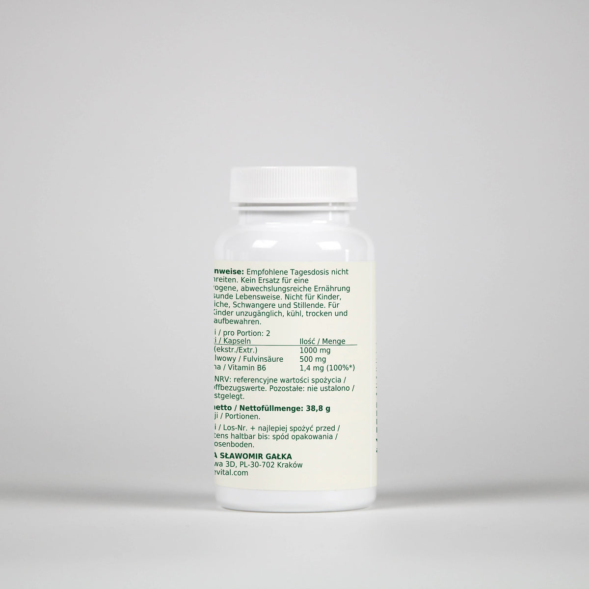 Dobry Rytm Shilajit + Witamina B6 - 60 kapsułek