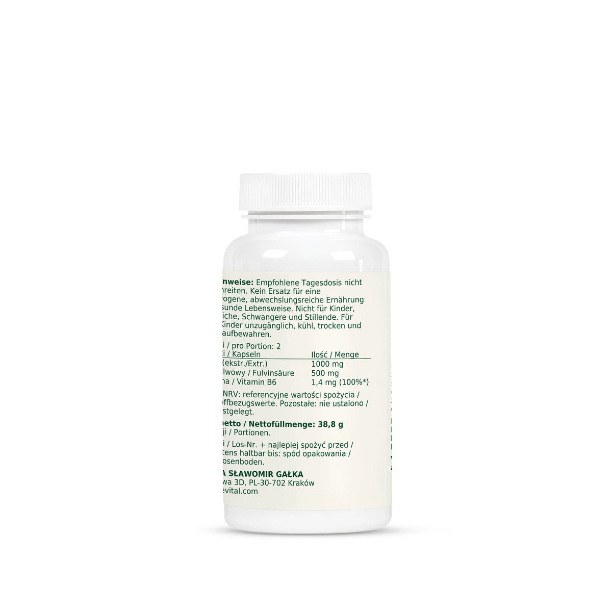Dobry Rytm Shilajit + Witamina B6 - 60 kapsułek