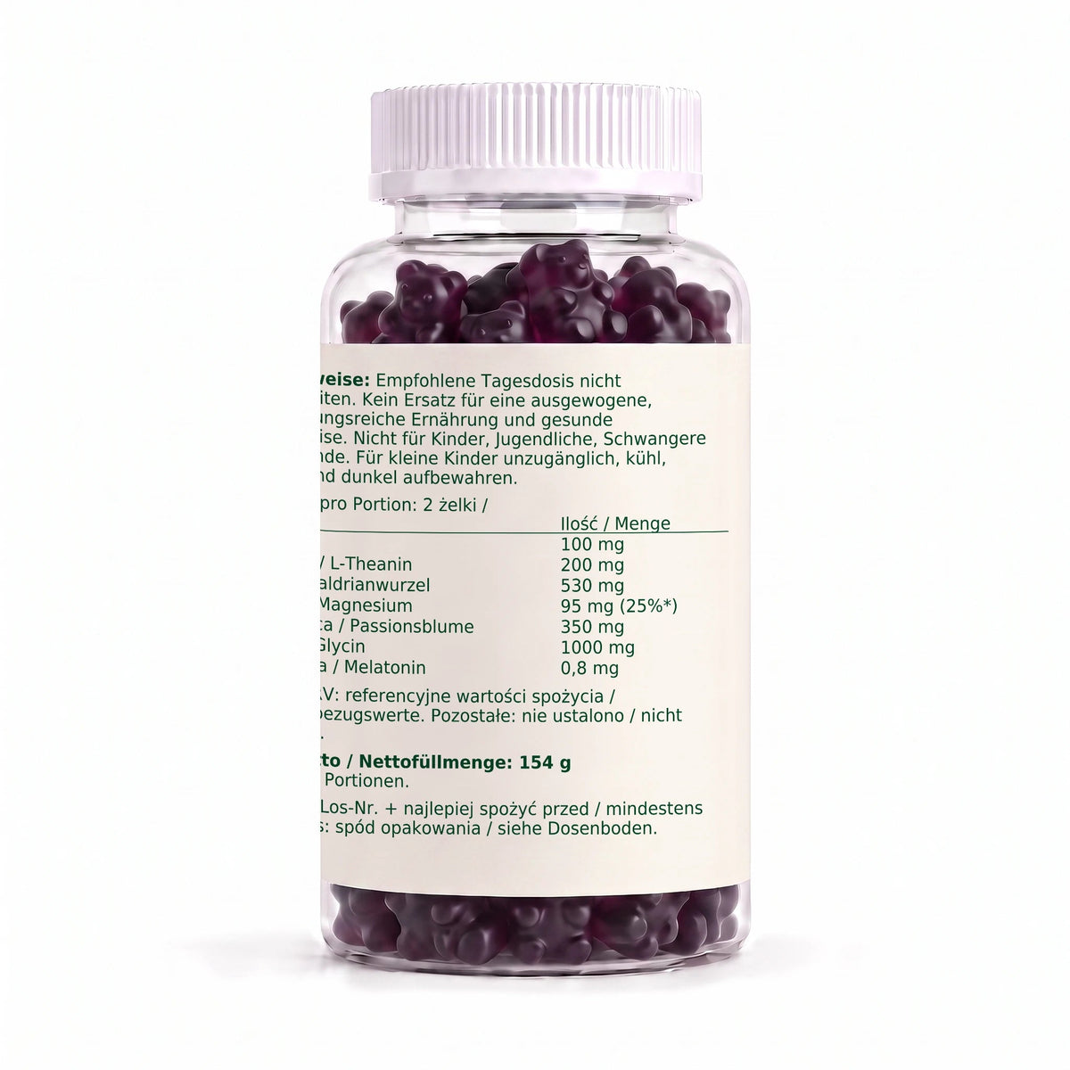 Dobry Rytm Melatonina 0,8 mg + 5-HTP i składniki roślinne - 60 żelków
