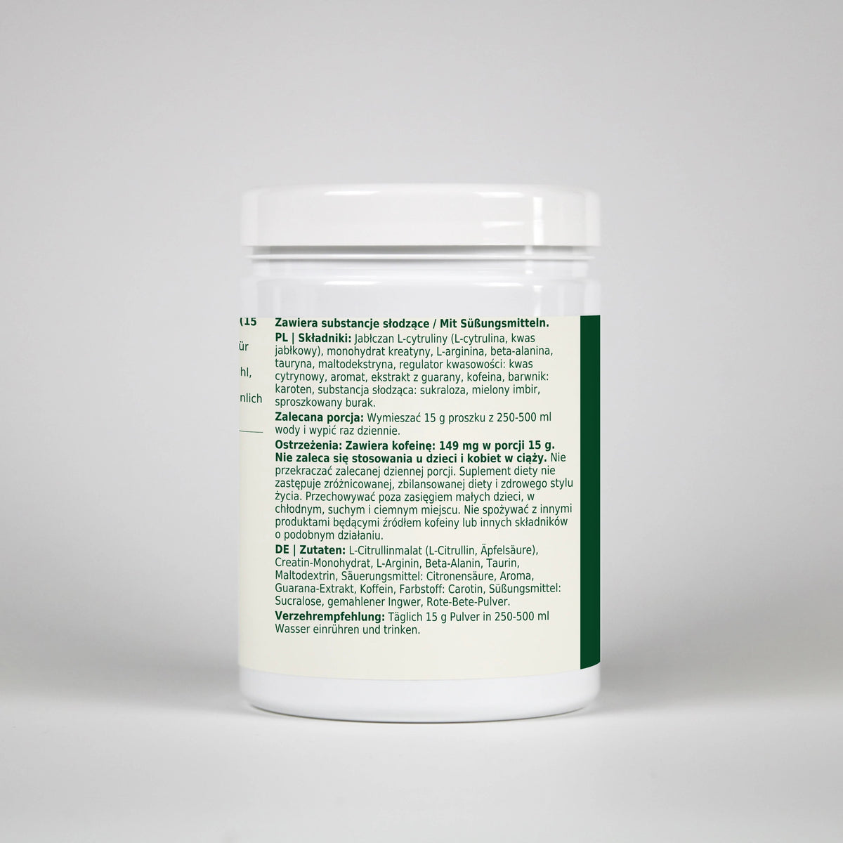 Dobry Rytm Pre-Workout Tropical z kofeiną - 500 g