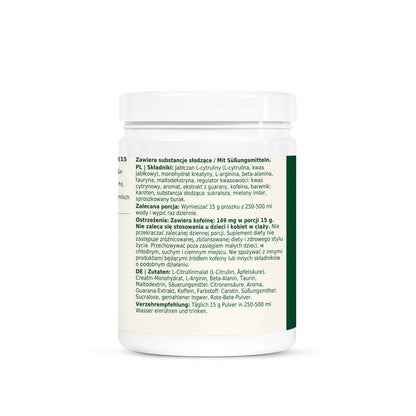 Dobry Rytm Pre-Workout Tropical z kofeiną - 500 g